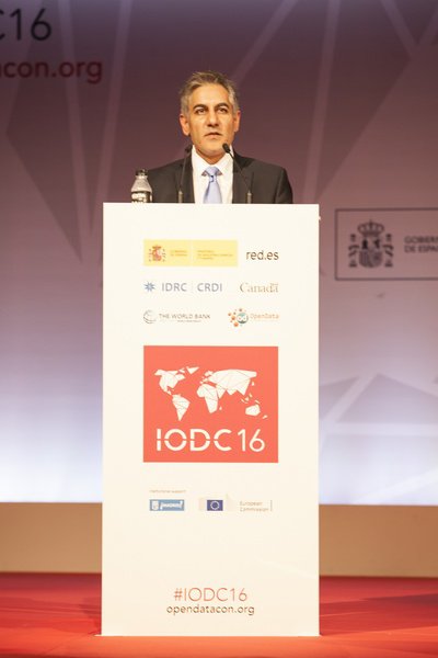 IODC: Naser Faruqui, Director, Technology and Innovation IDRC addresses the IODC opening plenary